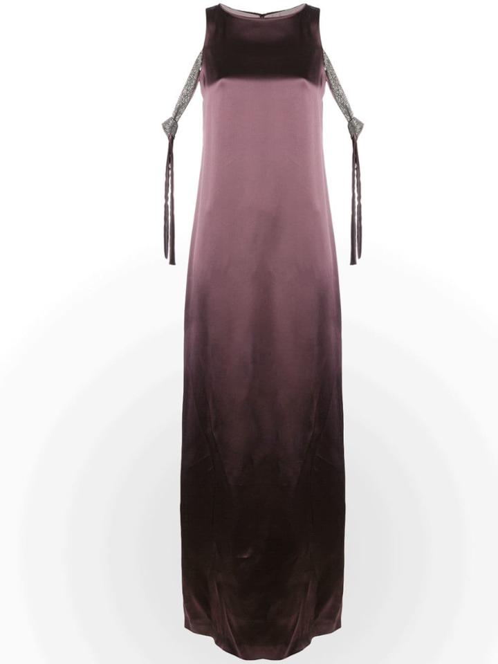 Fabiana Filippi Knot Detail Dress - Purple
