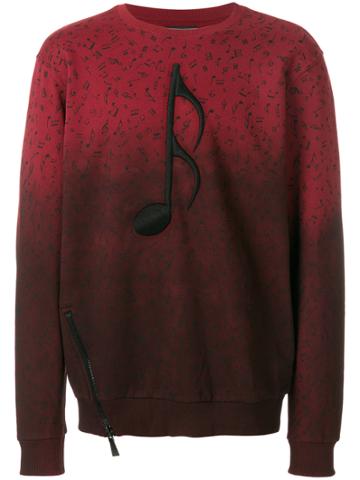 Super Légère Embroidered Musical Note Sweatshirt