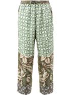 Pierre-louis Mascia Multi-print Trousers - Green