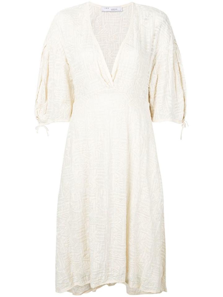 Iro V-neck Dress - White