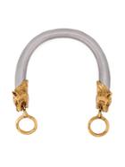 Prada Silver Panther Head Bag Handle - Metallic