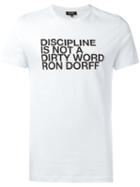 Ron Dorff Discipline T-shirt, Men's, Size: Small, White, Cotton