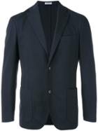 Boglioli - Fitted Suit Jacket - Men - Spandex/elastane/cupro/virgin Wool - 46, Blue, Spandex/elastane/cupro/virgin Wool