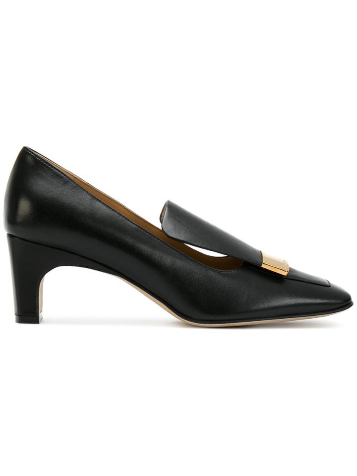 Sergio Rossi Square Toe Pumps - Black