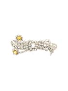 No21 Embellished Hair Pin, Women's, Grey, Other Fibers