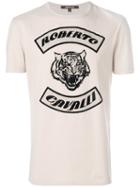 Roberto Cavalli - Tiger Print T-shirt - Men - Cotton - M, Nude/neutrals, Cotton