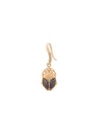 Aurelie Bidermann Scarab Drop Earring - Metallic