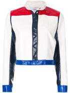 Courrèges Contrast Stripe Jacket - White