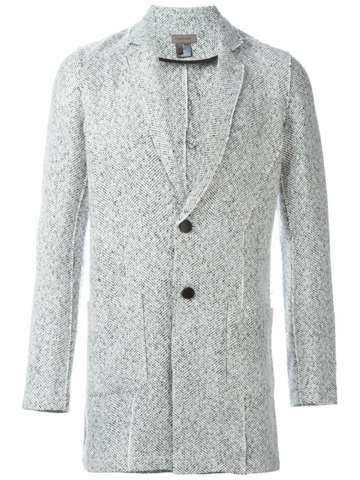 Tony Cohen Double Buttons Tweed Blazer