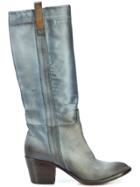 Silvano Sassetti Knee-high Cowboy Boots - Blue