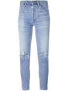 Citizens Of Humanity Distressed Skinny Jeans - Blue