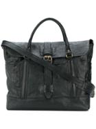 Officine Creative Buckled Tote - Black