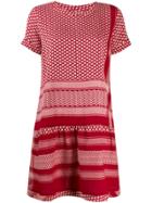 Cecilie Copenhagen Short Sleeved Cotton Dress - Red