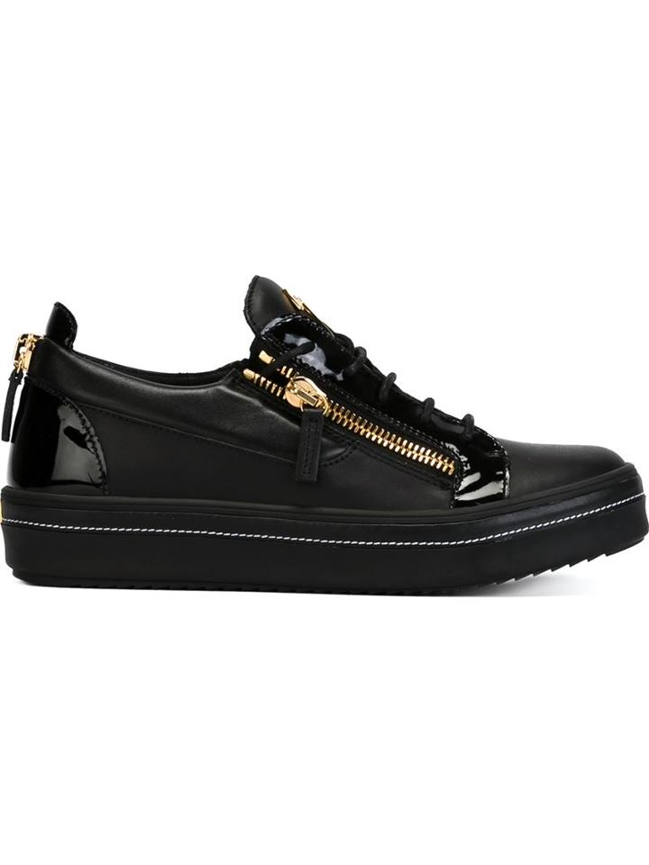 Giuseppe Zanotti Design Side Zip Lace-up Sneakers