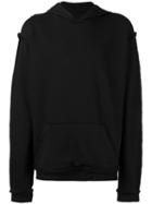Alchemy - Plain Hoodie - Men - Cotton/spandex/elastane - L, Black, Cotton/spandex/elastane