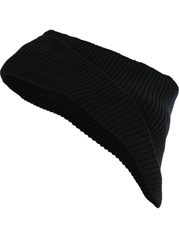 Monse Knitted Shoulder Scarf - Black