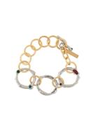 Marni Interlocking Hoop Bracelet - Metallic
