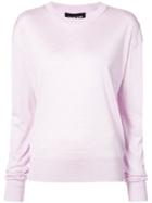 Calvin Klein 205w39nyc Long Sleeved Top - Pink & Purple