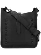Rebecca Minkoff - Stud Detail Shoulder Bag - Women - Leather/suede - One Size, Black, Leather/suede