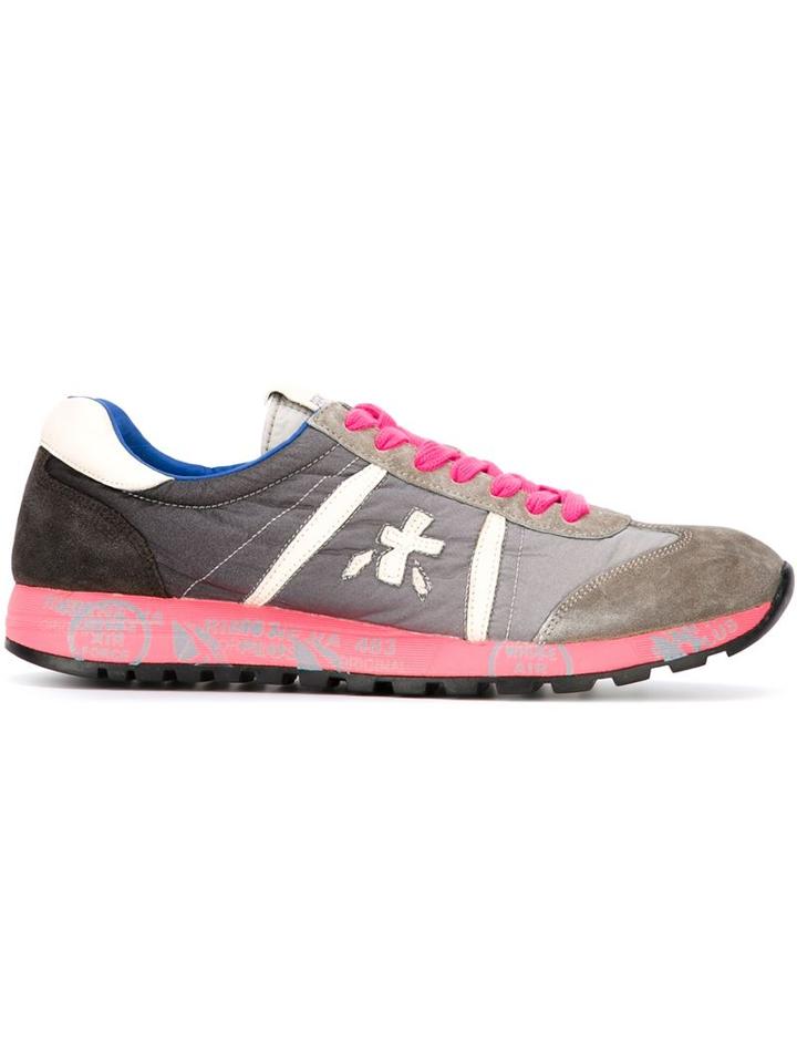 Premiata Lucy Sneakers, Women's, Size: 36, Grey, Rubber/nylon/suede/leather