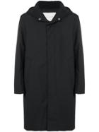 Mackintosh Hooded Mid-length Coat - Black