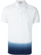 Burberry Brit Faded Effect Polo Shirt, Men's, Size: M, White, Cotton