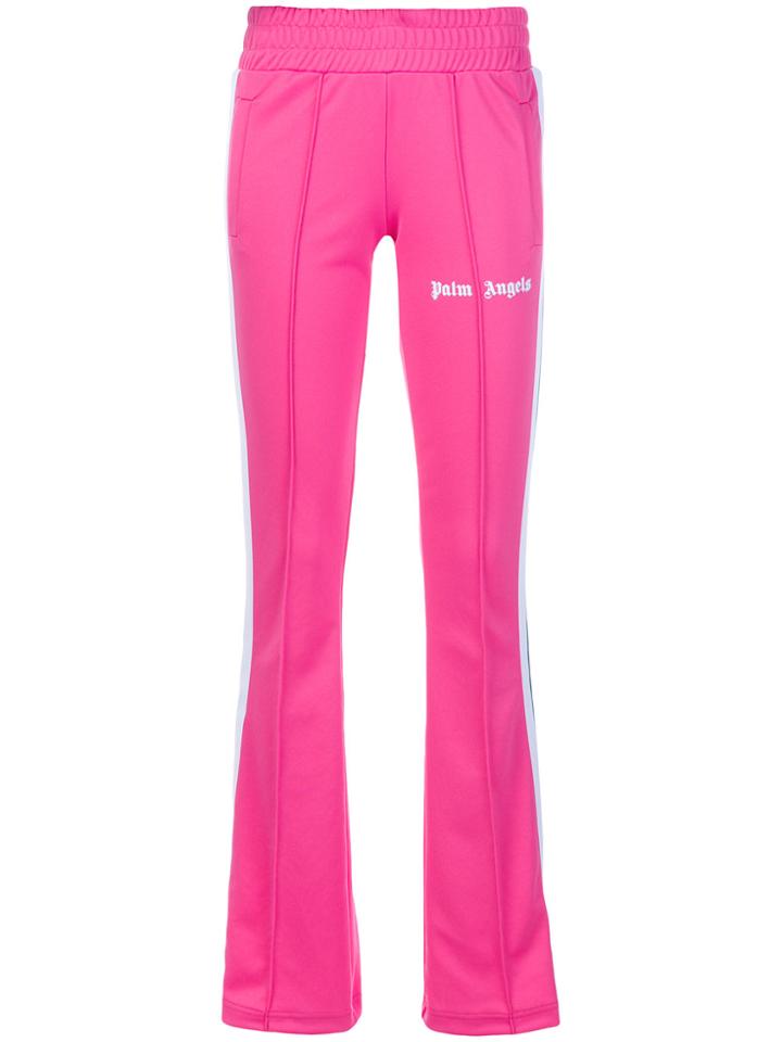 Palm Angels Side-striped Track Pants - Pink & Purple