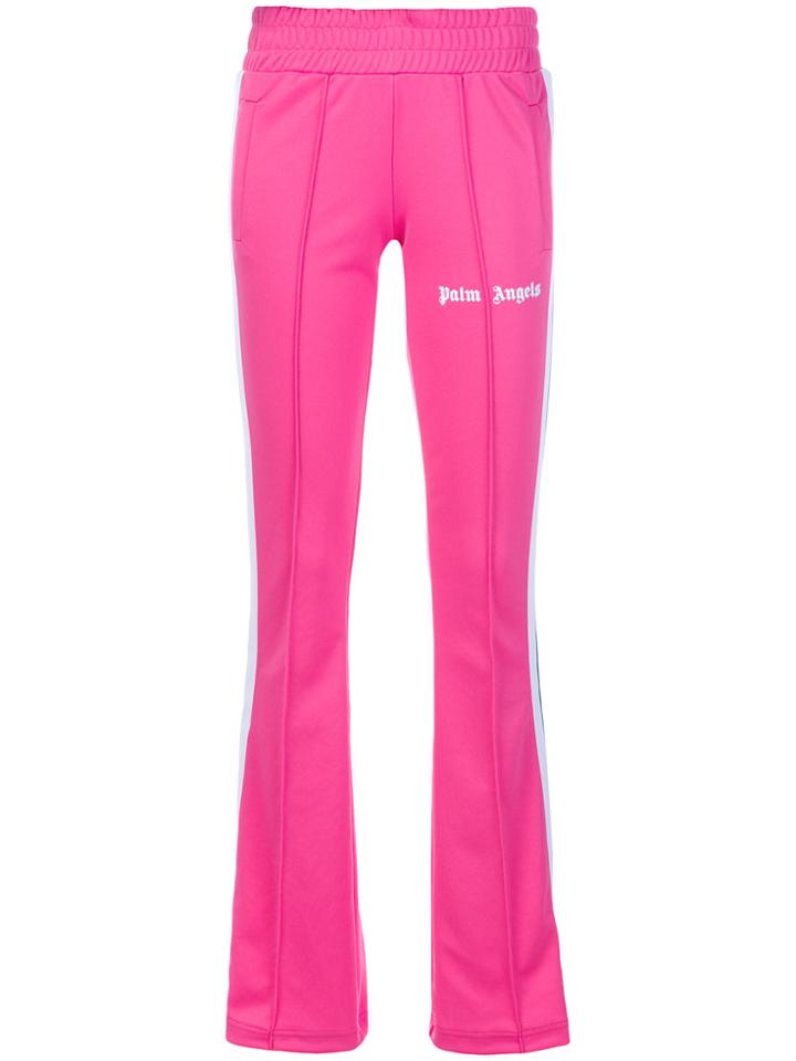 Palm Angels Side-striped Track Pants - Pink & Purple