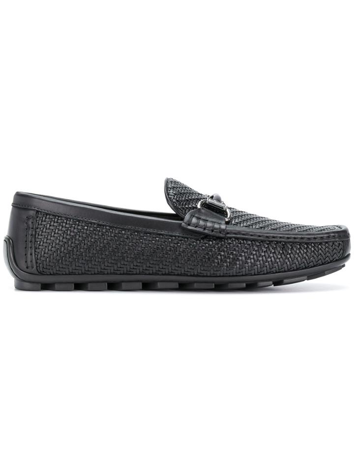 Ermenegildo Zegna Classic Fitted Loafers - Black