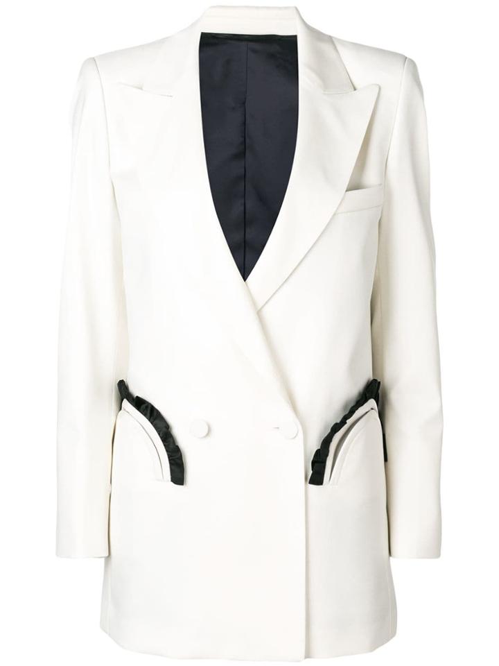 Blazé Milano Double Breasted Blazer - Nude & Neutrals
