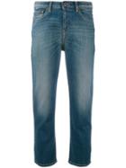 Armani Jeans - Cropped Jeans - Women - Cotton/spandex/elastane - 25, Blue, Cotton/spandex/elastane