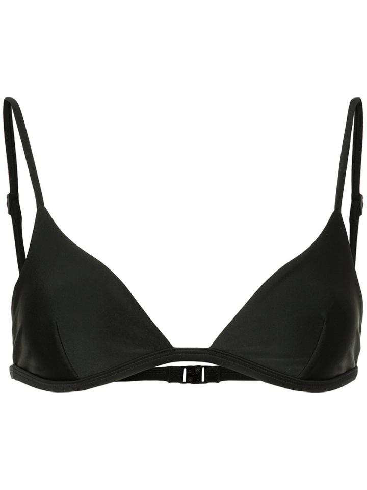 Matteau The Petite Triangle Bikini Top - Black