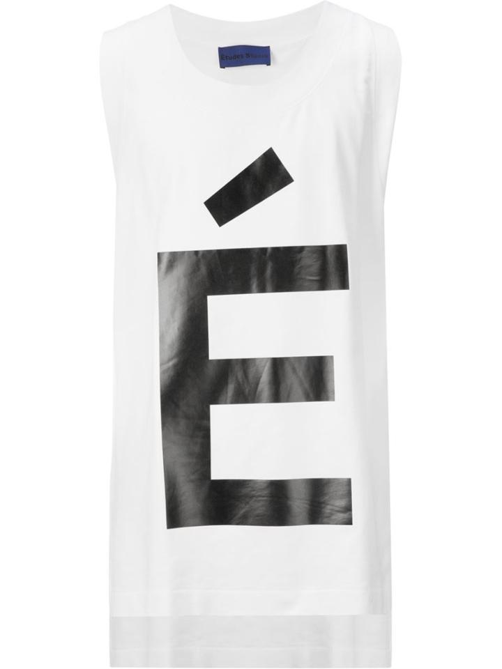 Études Studio Audacity Tank, Men's, Size: S, White, Cotton/rayon