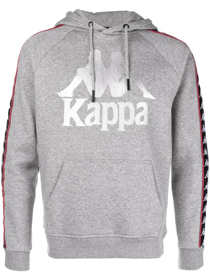 Kappa Side Panel Hoodie - Grey
