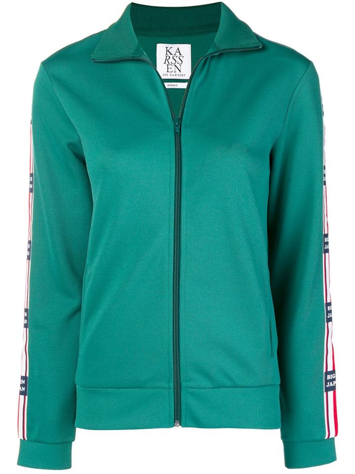 Zoe Karssen Zip Front Sports Jacket - Green