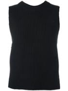 Dkny Ribbed Tank Top, Women's, Size: Xs/s, Black, Nylon/wool