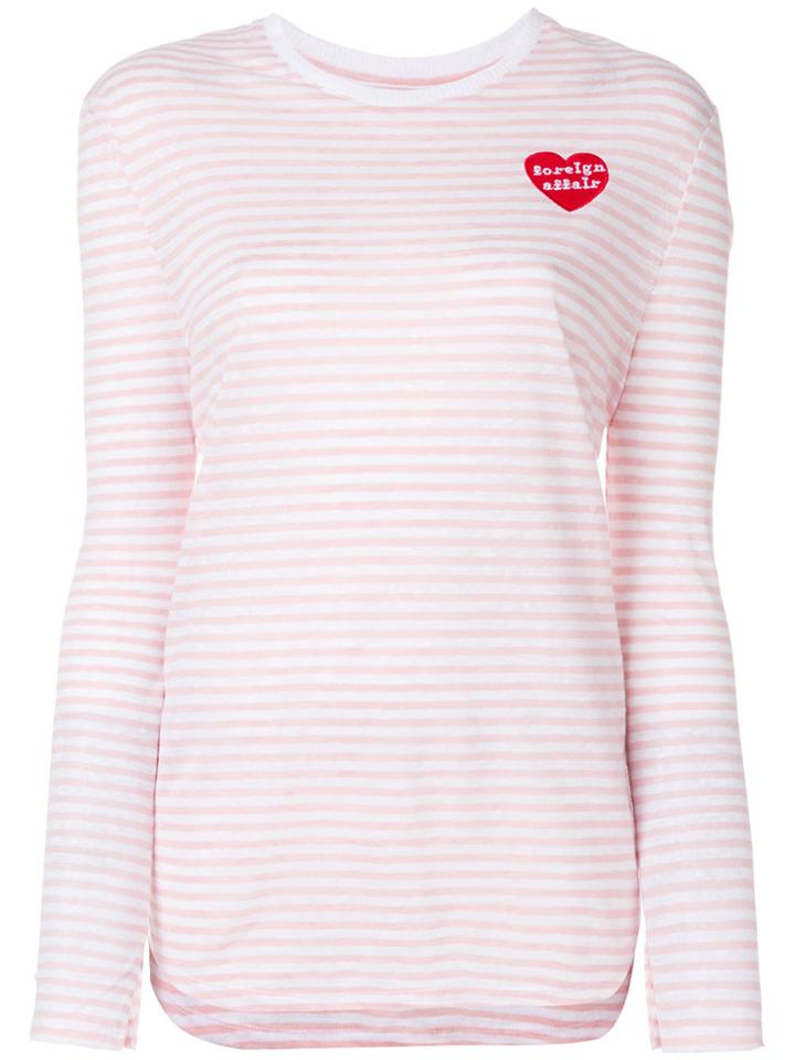 Zoe Karssen Foreign Affair Patch Jumper - Pink & Purple