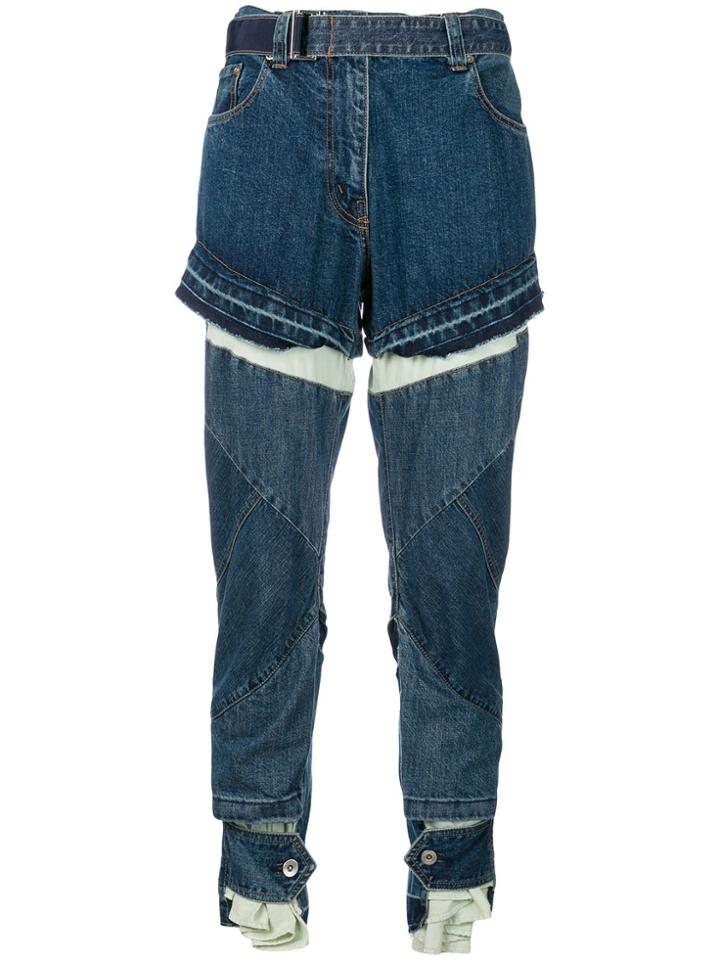Sacai Slim-fit Jeans - Blue