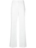 Emilio Pucci Wide-leg Flared Trousers - White