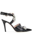 Christopher Kane Diamond Cluster High Heel - Black