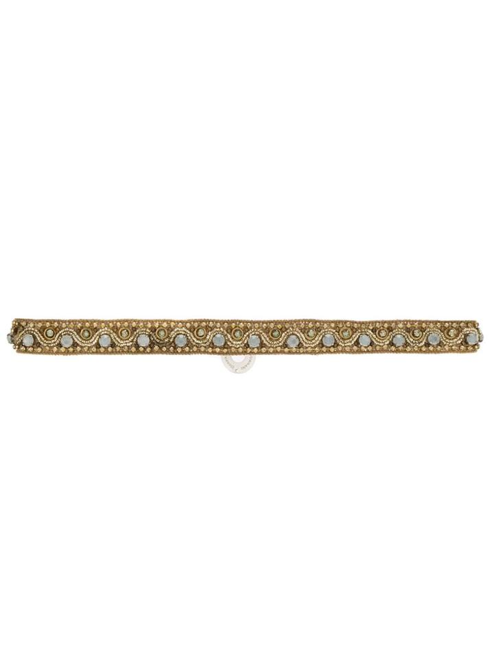 Serpui Appliqué Headband - Metallic