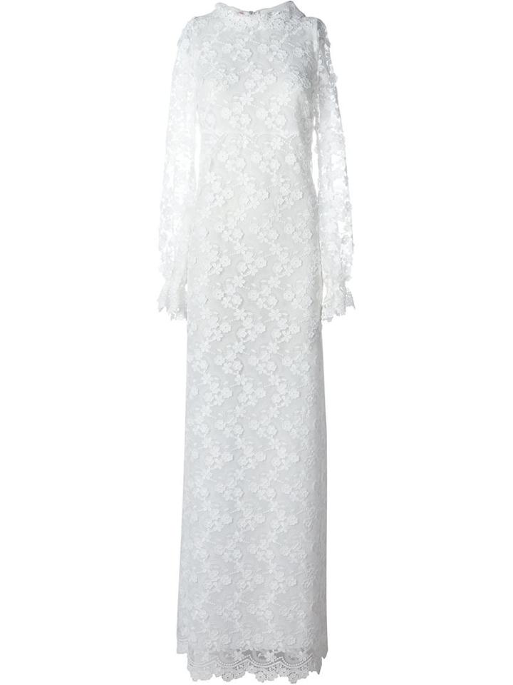 Giamba Lace Maxi Dress