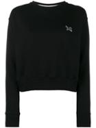 Calvin Klein 205w39nyc Crewneck Sweatshirt With Embroidery - Black