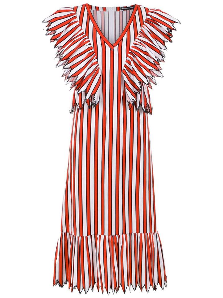Reinaldo Lourenço Ruffled Dress - Red