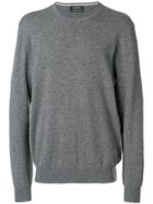 Z Zegna Round Neck Sweater - Grey