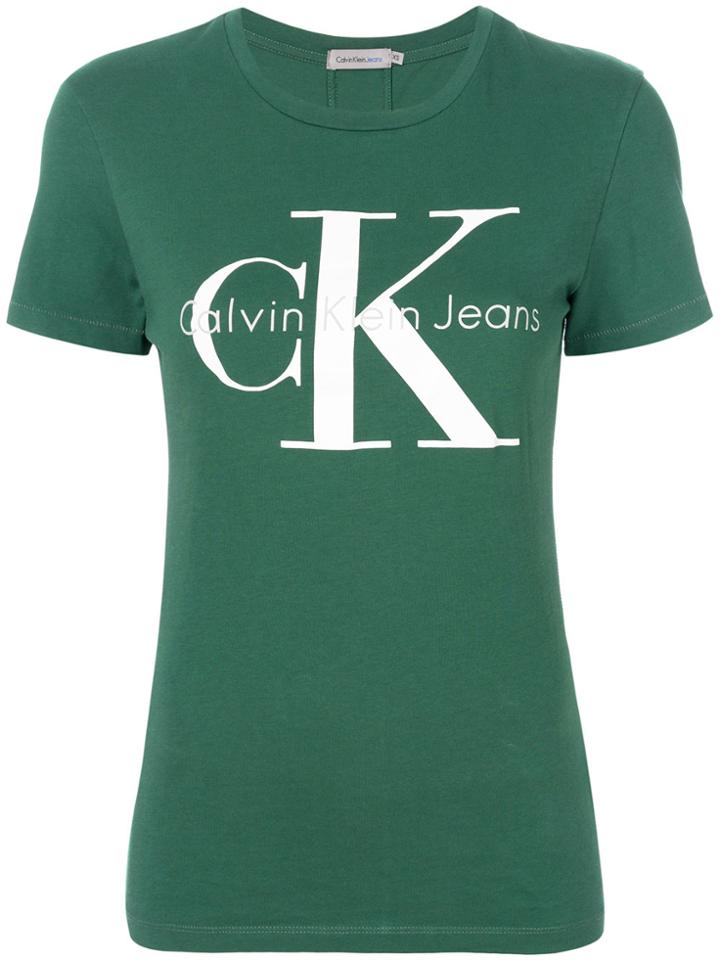 Calvin Klein Jeans Logo T-shirt - Green