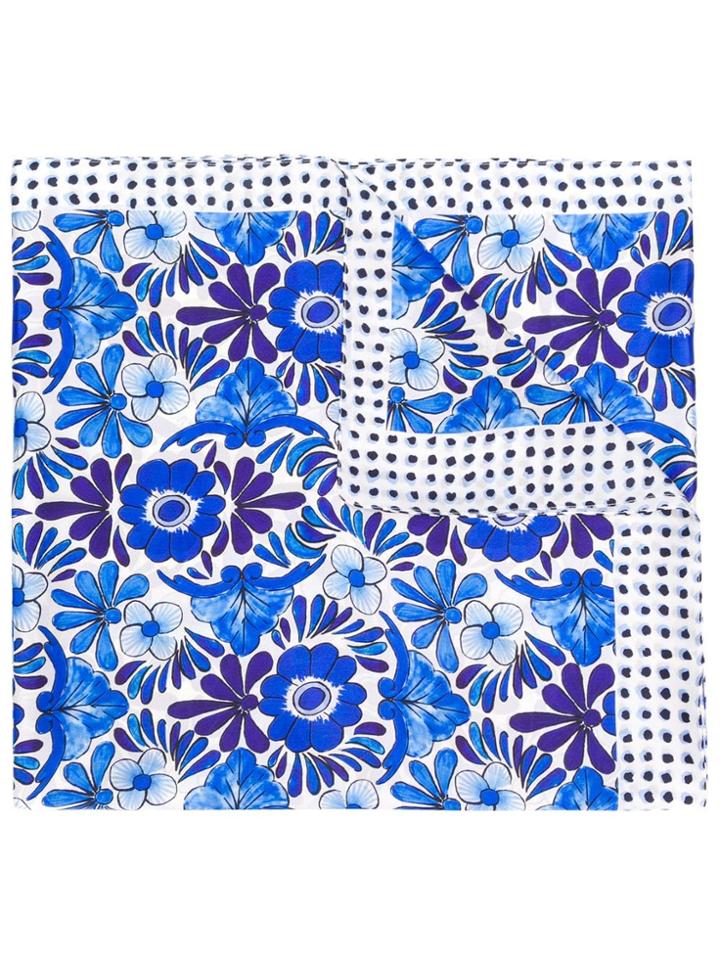 Escada Multi-print Scarf - Blue