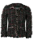 Chanel Vintage 2010's Tweed Jacket - Black