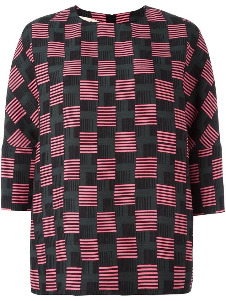 Marni Square Print Top