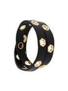 Salvatore Ferragamo Flower Wrap Bracelet - Black
